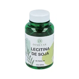Dimefar Lecithine de Soja 1200 mg, 80 Perles – Complément Alimentaire Cardiovasculaire