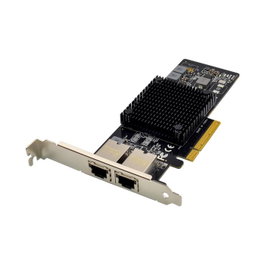 MicroConnect Adaptateur réseau PCIe x8 Dual RJ45 10 GbE X550