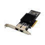 MicroConnect X550 - Carte réseau PCIe x8 à 2 ports RJ45 10 GbE - Contrôleur Intel - Adaptateur Ethernet Haute Performance