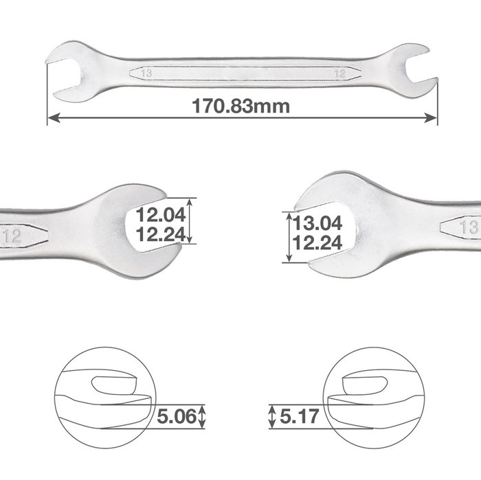 GSC Evolution Clé plate 12 et 13mm