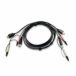 Aten Câble KVM HDMI USB avec audio 1,8 m pour switch HDMI - Connexion PC et console