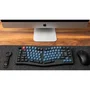 Keychron Q10 Clavier mécanique gamer Alice/75% avec switch Red, rétroéclairage RGB, personnalisable QMK/VIA, boîtier aluminium CNC