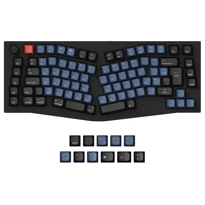 Keychron Q10 Clavier mécanique gamer Alice/75% avec switch Red, rétroéclairage RGB, personnalisable QMK/VIA, boîtier aluminium CNC Keychron Q10 Clavier mécanique gamer Alice/75% avec switch Red, rétroéclairage RGB, personnalisable QMK/VIA, boîtier aluminium CNC
