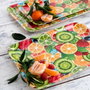Quid Bandeja Rectangular Polipropileno Habitat 32x23x1,7 cm (36 Unidades) Multicolor