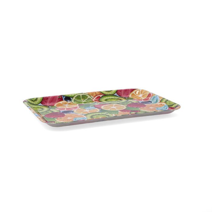 Quid Bandeja Rectangular Polipropileno Habitat 32x23x1,7 cm (36 Unidades) Multicolor