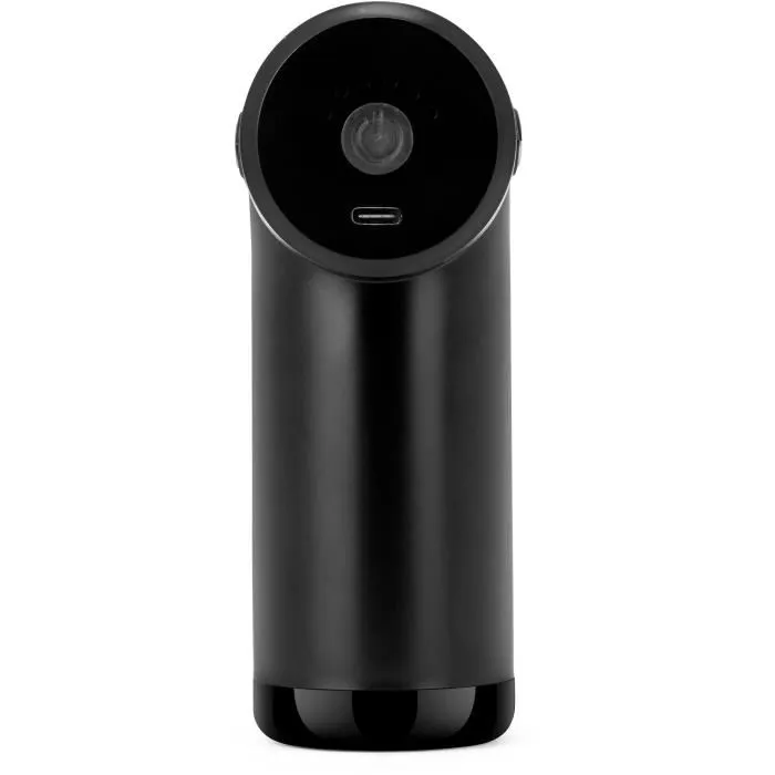 Livoo Pistolet de massage sans fil DOS200 - 4 têtes - 6 vitesses - Autonomie 40 min - Pochette de transport inclus - Noir
