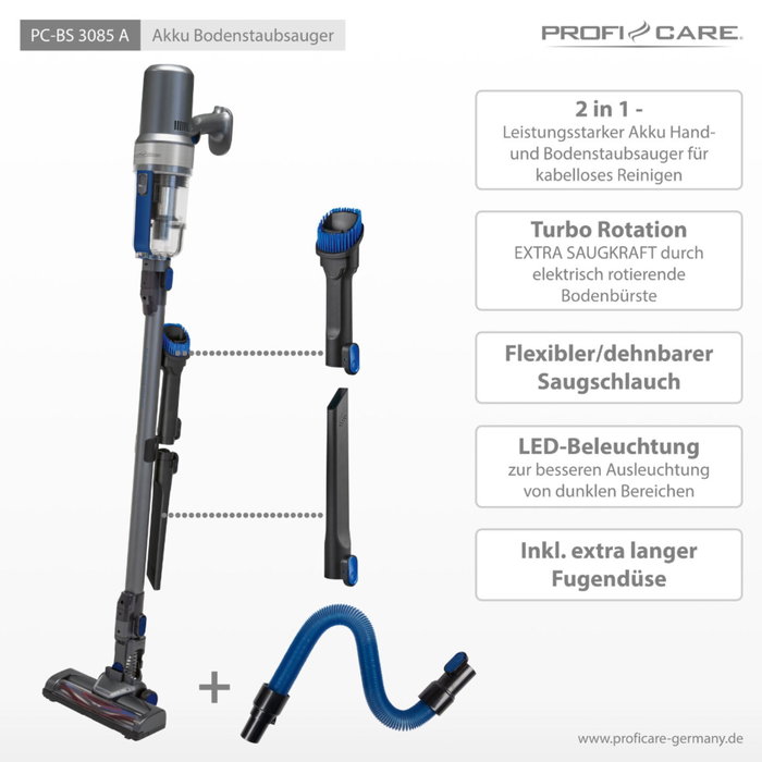 Proficare PC-BS 3085 A Aspirateur sans fil 25.9 V / 2200 mAh