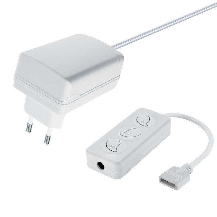 Muvit Kit contrôleur WiFi + adaptateur pour bande LED MIOLST002 MIOLST004 MIOACC001 Muvit Kit contrôleur WiFi + adaptateur pour bande LED MIOLST002 MIOLST004 MIOACC001