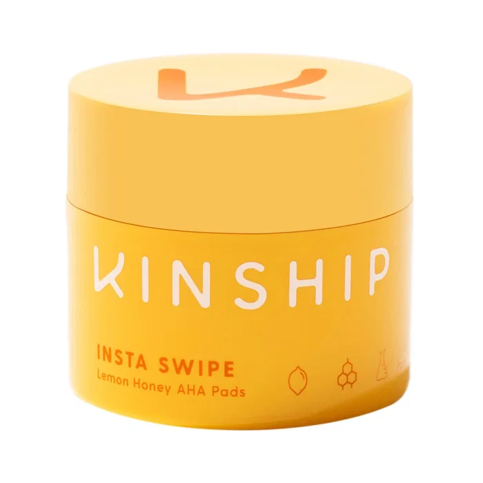 Kinship Insta Swipe AHA Lemon Honey Pads, 45 pièces
