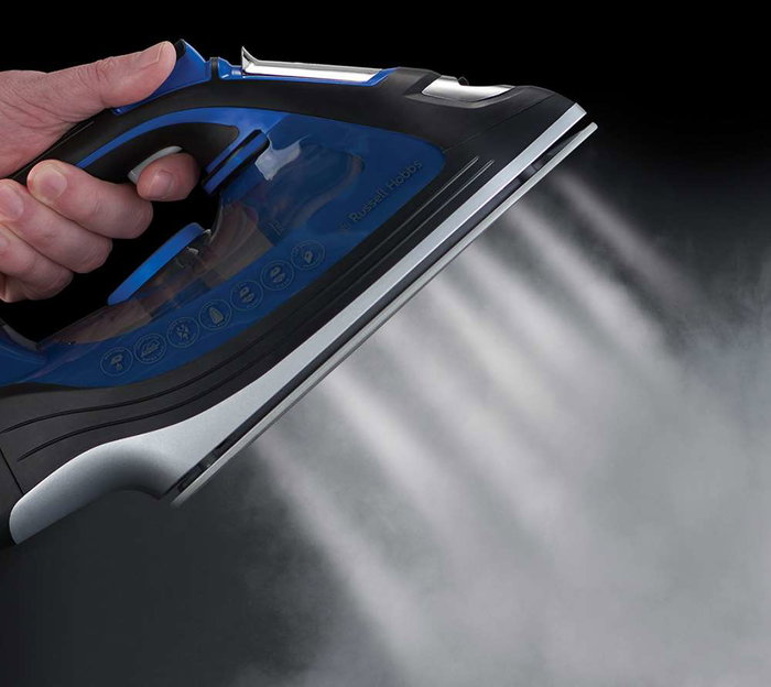 Russell Hobbs 24650-56 Planche à repasser vapeur 2.400 W résistante aux chocs avec pointe de précision, fonction antical et arrêt automatique