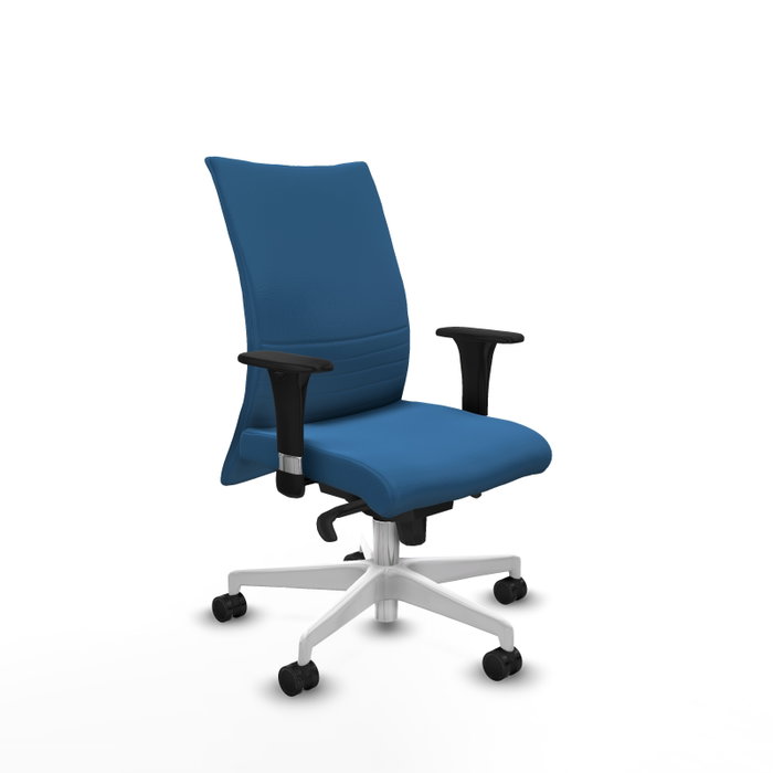 Piqueras Y Crespo Silla Albacete Bleu clair avec mécanisme Sincro et bras 1D Piqueras Y Crespo Silla Albacete Bleu clair avec mécanisme Sincro et bras 1D