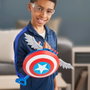 Hasbro - Écusson lancer-fléchettes NERF Captain America avec 3 fléchettes, jeu d'action Avengers pour enfants à partir de 5 ans - F9302