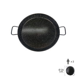 GARCIMA Poêle à paella émaillée 26 cm