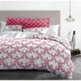 Home Linge Passion Parure de couette FRISE Bordeaux et Blanc 220 x 240 cm