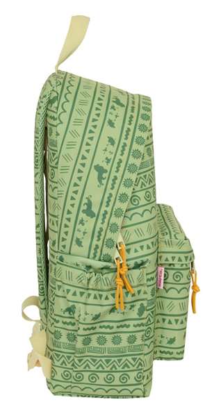 SAFTA Sacoche pour ordinateur portable Mufasa Disney Le Roi Lion Vert Beige
