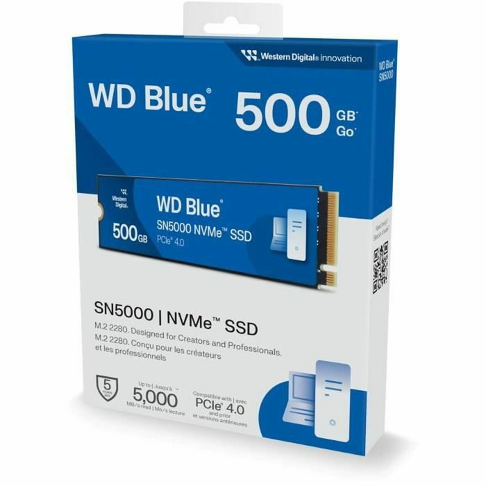 Disque dur Western Digital WDS500G4B0E 500 GB SSD Disque dur Western Digital WDS500G4B0E 500 GB SSD