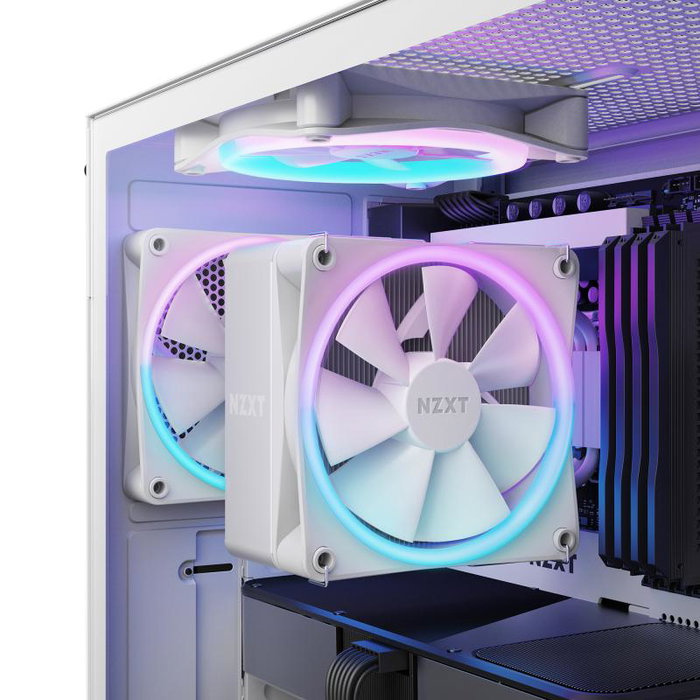 NZXT T120 Refroidisseur de processeur RGB blanc - Ventilateur 120 mm - Modèle RC-TR120-W1 NZXT T120 Refroidisseur de processeur RGB blanc - Ventilateur 120 mm - Modèle RC-TR120-W1