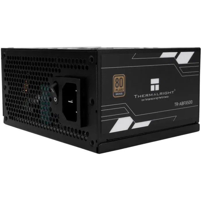 Thermalright ABFX 500 Alimentation PC 500W Non Modulaire 80+ Bronze Noir - Ventilateur 92mm - Format SFX