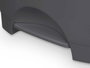 Arte Regal Poubelle à Pédale Plastique 30 L Antracite 39 x 47 x 32 cm (Set de 4)