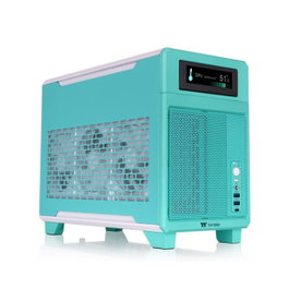 Thermaltake TR100 Boîtier PC Gaming Mini Tour Micro-ATX Menthe USB 3.2 Type-C