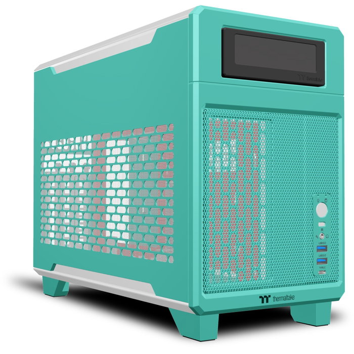 Thermaltake TR100 Mint Strawberry Mini Tower Thermaltake TR100 Mint Strawberry Mini Tower