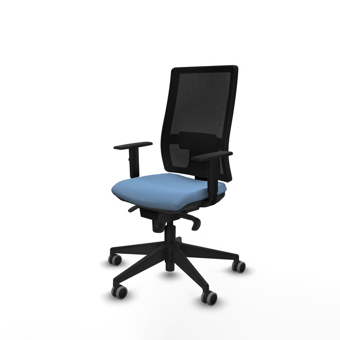 Chaise de Bureau Horna Piqueras y Crespo 1D066G0 Bleu ciel