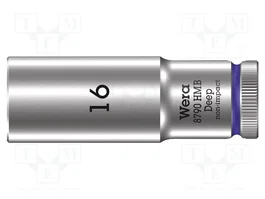WERA Douille HEX 16mm 3/8 pouces 6 pans