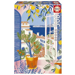 Educa Puzzle 500 pièces Lemon Ciello - Jeu en Espagnol, Français, Anglais, Portugais - Dès 11 ans