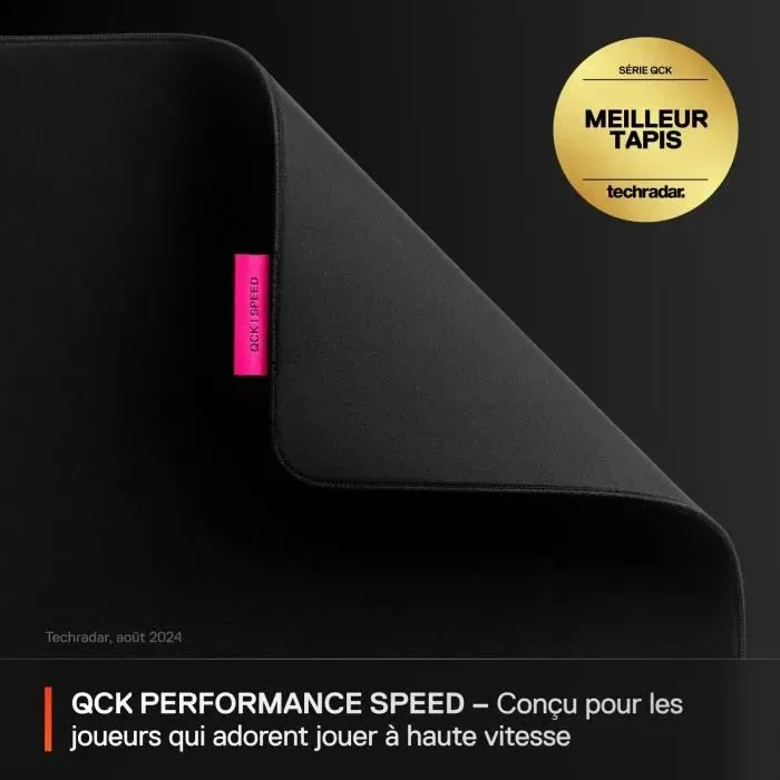 SteelSeries QcK Performance XL - Tapis de souris de jeu - 900 x 400 mm - Surface rapide pour une glisse rapide et sans friction