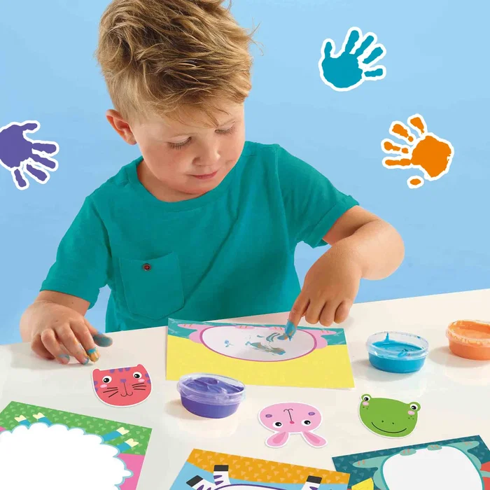 Ses Creative Kit de peinture au doigt My First Animaux