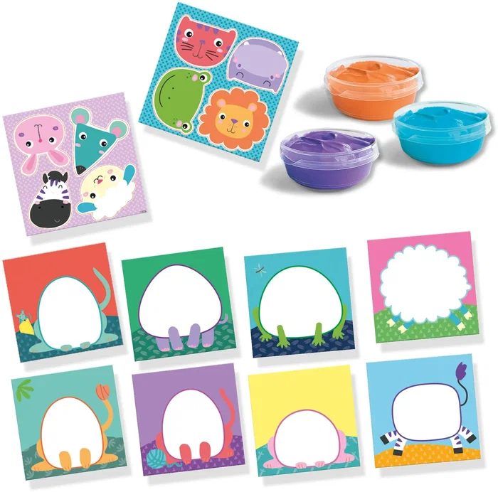 Ses Creative Kit de peinture au doigt My First Animaux