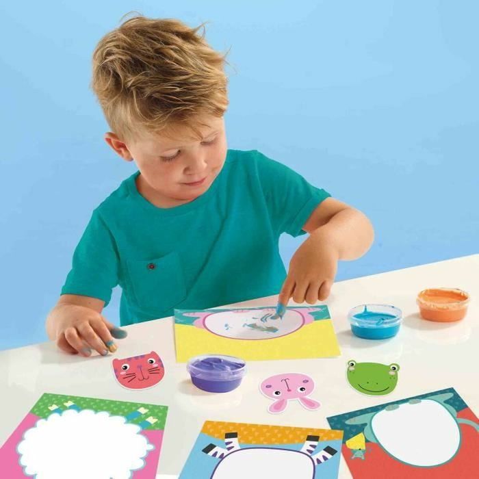 Ses Creative Kit de peinture au doigt My First Animaux