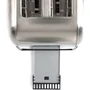 Livoo Grille-pain DOD196, 2 fentes 850 W, 7 niveaux de brunissage (décongélation, réchauffage), acier inoxydable, tiroir ramasse-miettes