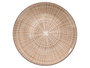 Vessia Plat à dessert rayé marron 19 cm en porcelaine (Set de 24)