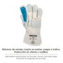 WOLFPACK LINEA PROFESIONAL Gant Wolfpack américain en croûte de cuir paume renforcée