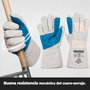 WOLFPACK LINEA PROFESIONAL Gant Wolfpack américain en croûte de cuir paume renforcée