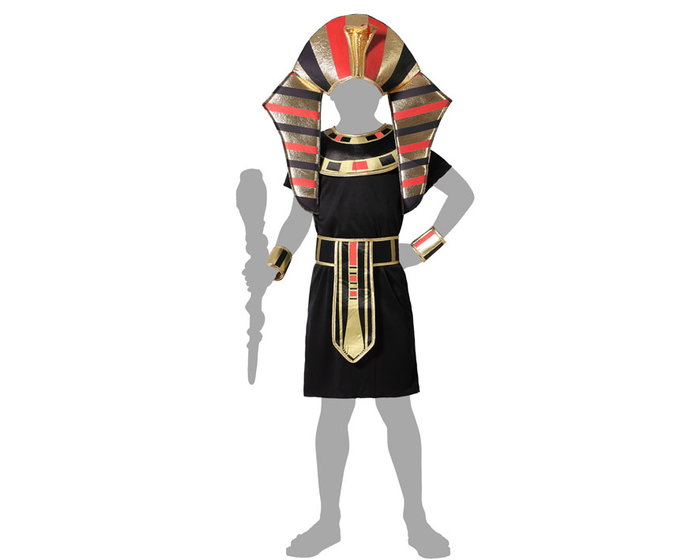 Atosa Déguisement Pharaon Enfant Noir