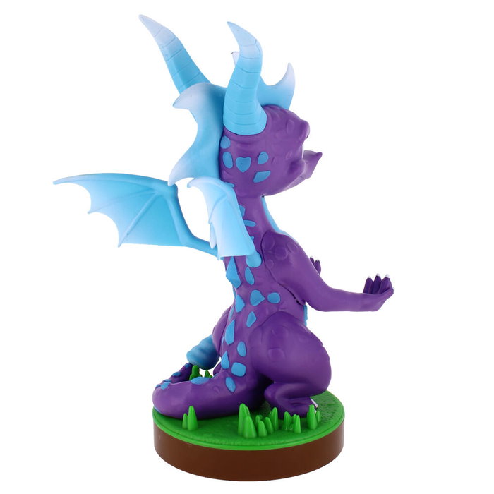 Exquisite Gaming Figurine support de chargement Spyro the Dragon 21 cm pour manette DualSense PS5, Xbox Series S/X et iPhone, sans câble