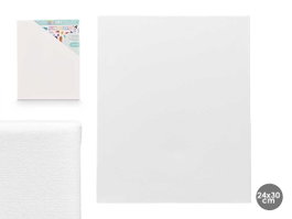 Pincello Toile Blanche 24 x 30 cm en Bois (Set de 24)