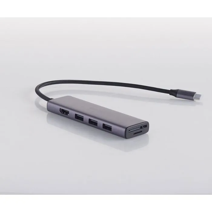 UGREEN Adaptateur USB-C multifonction gris Hub USB SD HDMI 4K pour PC portable UGREEN Adaptateur USB-C multifonction gris Hub USB SD HDMI 4K pour PC portable