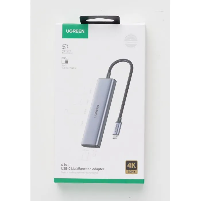 UGREEN Adaptateur USB-C multifonction gris Hub USB SD HDMI 4K pour PC portable UGREEN Adaptateur USB-C multifonction gris Hub USB SD HDMI 4K pour PC portable