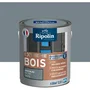 Ripolin Peinture pour Bois Intérieur & Extérieur - Gris Bleu Ral 7000 Satin, 2,5L