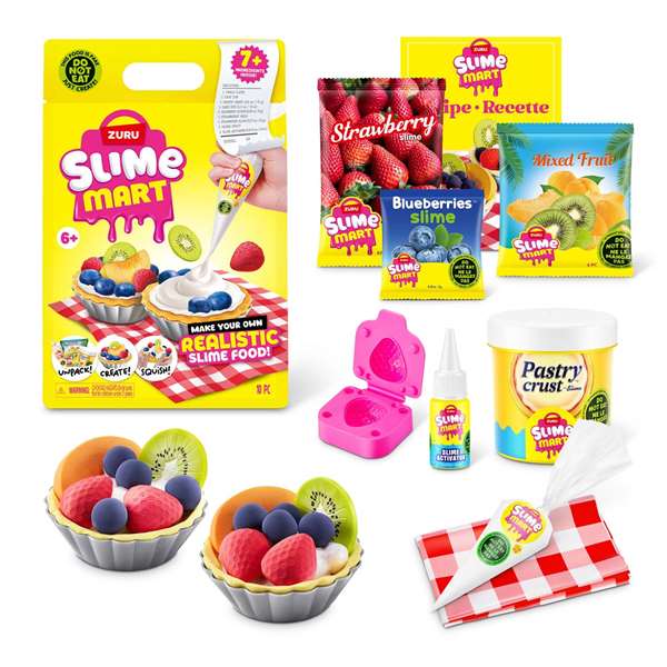Zuru Slime Mart - Kit de création de desserts en slime avec sac de courses