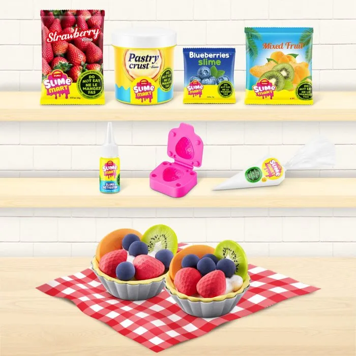 ZURU Slime Mart Shopping Bag - Activités créatives et manuelles pour enfants dès 6 ans - Slime spongieux innovant pour créer des snacks réalistes