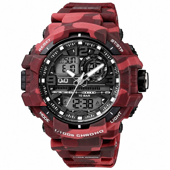 Q&Q GW86J007Y Montre Analogique/Digitale Verte Q&Q GW86J007Y Montre Analogique/Digitale Verte