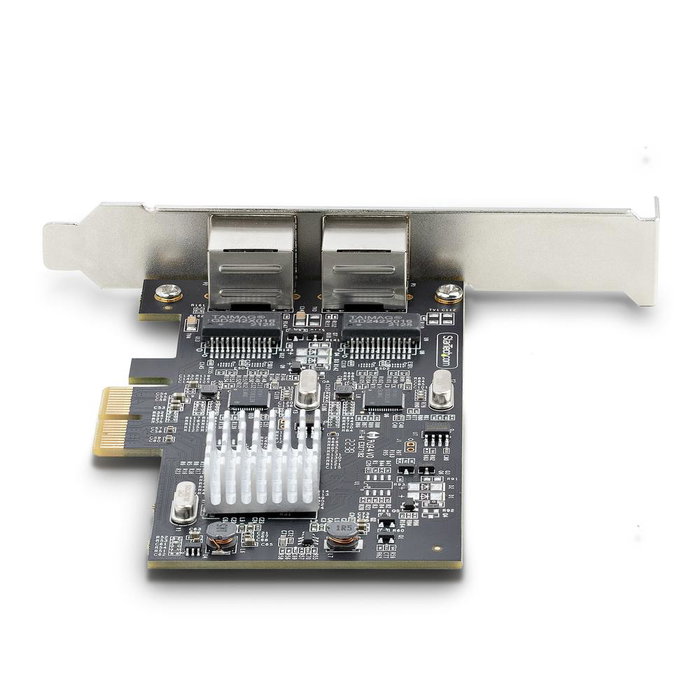 Startech Pr22 gri Carte réseau 2 ports RJ-45 2.5Gbps PCIe Intel I225-V Startech Pr22 gri Carte réseau 2 ports RJ-45 2.5Gbps PCIe Intel I225-V