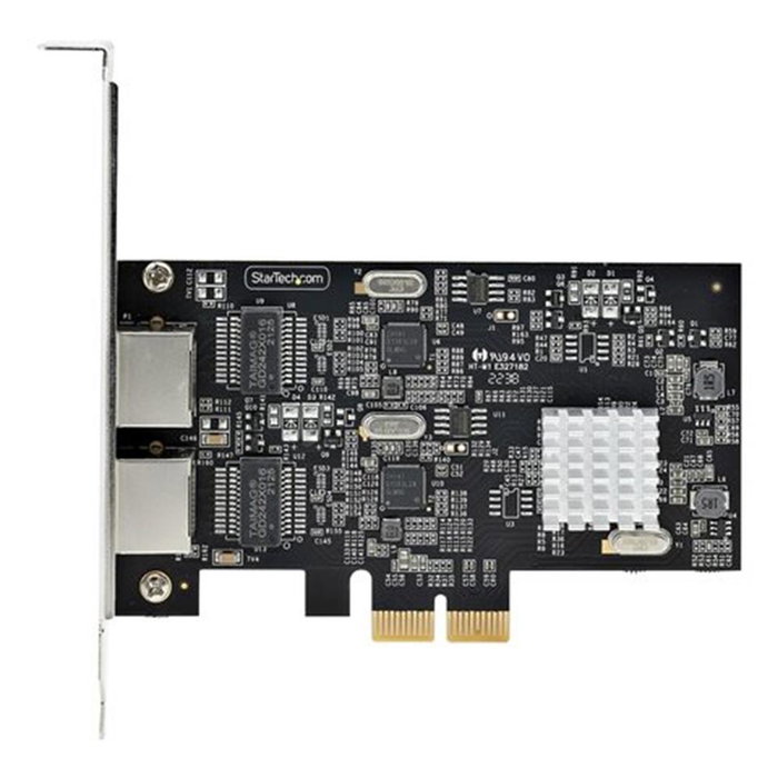 Startech Pr22 gri Carte réseau 2 ports RJ-45 2.5Gbps PCIe Intel I225-V Startech Pr22 gri Carte réseau 2 ports RJ-45 2.5Gbps PCIe Intel I225-V