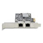 Startech Pr22 gri Carte réseau 2 ports RJ-45 2.5Gbps PCIe Intel I225-V