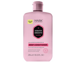 Hask Après-shampoing doux et lisse Keratin Protein, soin capillaire réparateur, 226 g