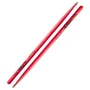Zildjian Baquetas 5A Hickory Neon Rosa - Lot de 2, Longueur 41 cm